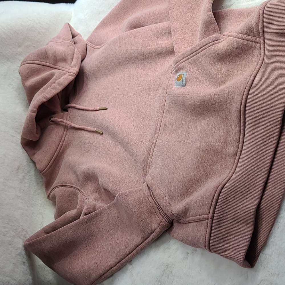 Carhartt hooded sweatshirt dusty rose
